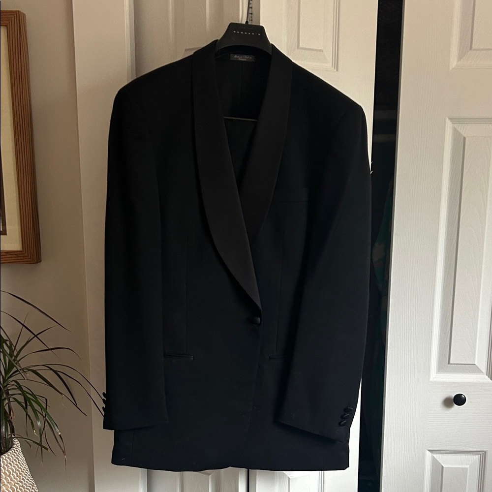Topman Elegant Black Tuxedo Jacket